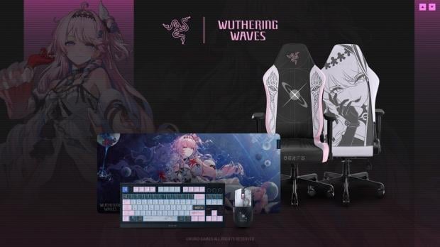 Razer unveils Wuthering Waves collection with a custom keyboard, mouse, and premium gaming chair