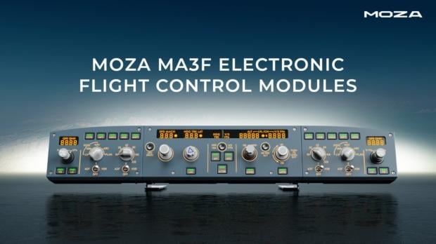 MOZA unveils its next-generation of flight displays, panels, and cockpit systems for digital aviators 5