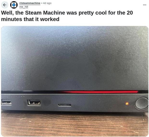 The dreaded Steam Machine 'Red Line of Death' was fixed after a simple CMOS reset 2