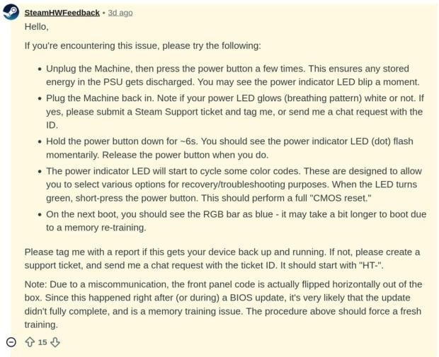 The dreaded Steam Machine 'Red Line of Death' was fixed after a simple CMOS reset 3