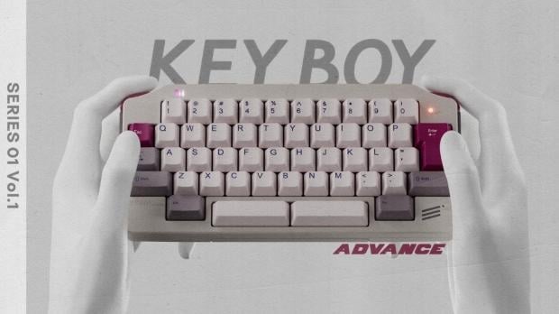 KeyBoy Advance is a compact keyboard designed to look and be held like a Game Boy Advance, and it's expensive