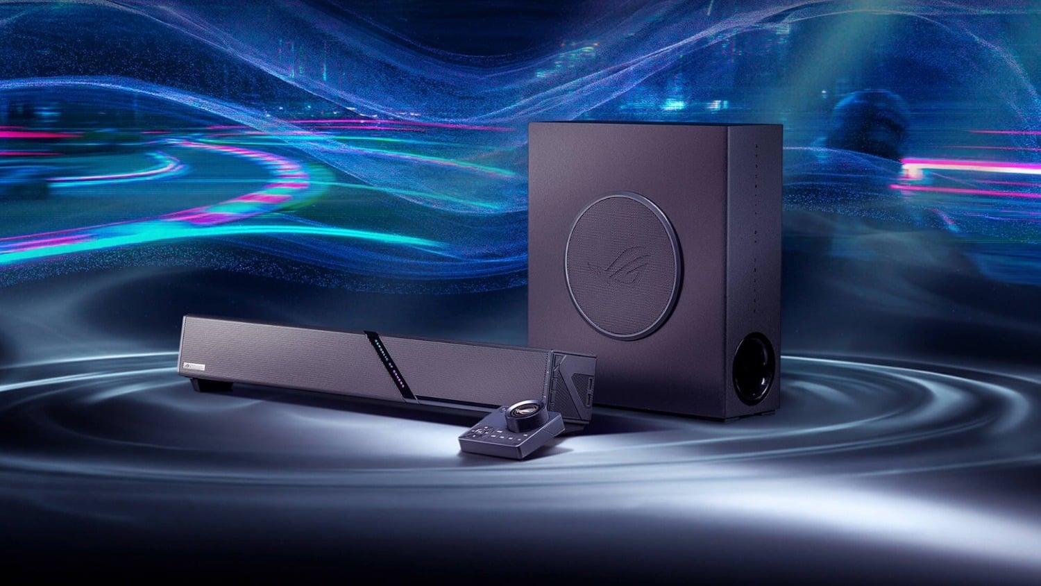 ASUS unveils the new ROG Gjallar Gaming Soundbar with wireless subwoofer