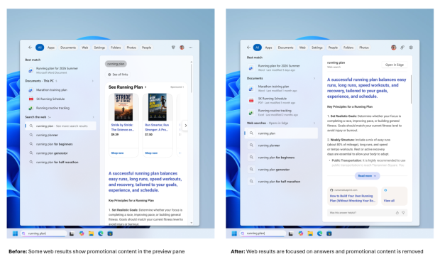 Microsoft confirms ads are being removed from Windows 11 Search in new major upgrade 5