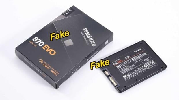 Fake 2TB Samsung 870 EVO SSDs are floating around that are actually 120GB 2