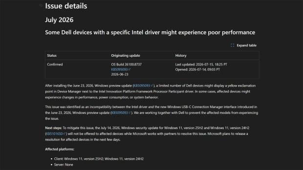KB5101650 Windows 11 update is causing some Dell PCs to shut down unexpectedly 2