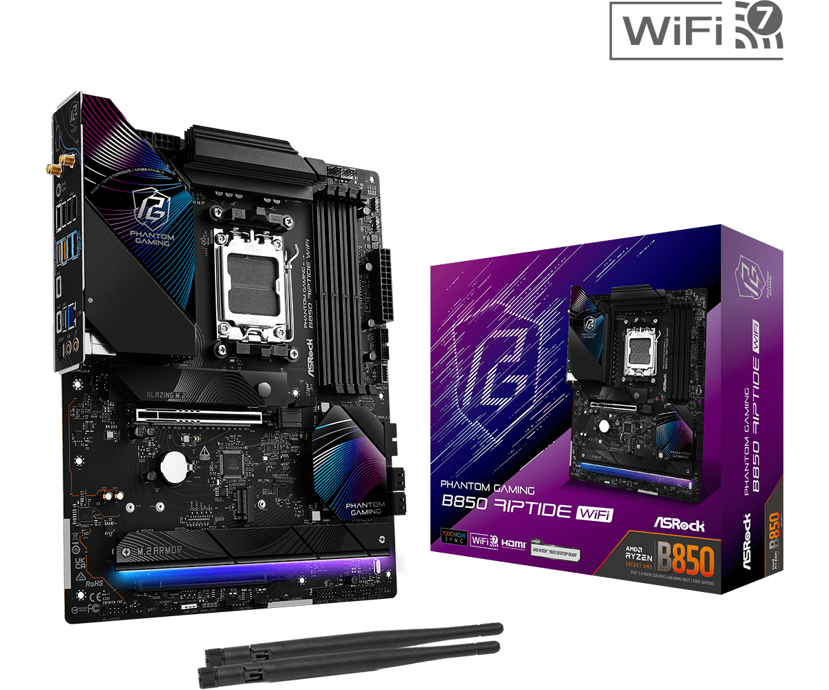 Giveaway: Win an ASRock B850 Riptide WiFi and Phantom Gaming PG-850G PSU