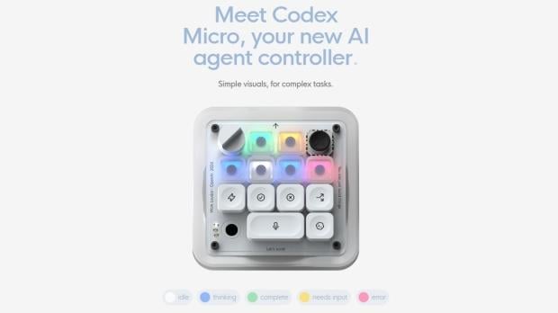 OpenAI's first consumer hardware is a $230 programmable keypad built specifically for Codex users 3