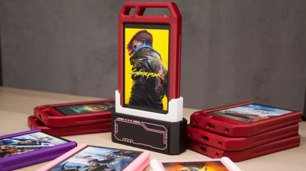 This PC gamer turned old SSDs into custom Steam game cartridges with printed cover art and cases