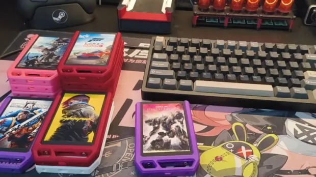 This PC gamer turned old SSDs into custom Steam game cartridges with printed cover art and cases 2