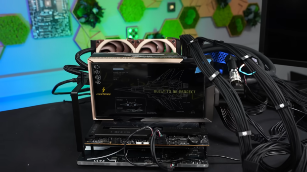 Der8auer strips the AIO out of a $7,000 RTX 5090 Lightning and replaces it with a custom loop, achieving 55C at 800W