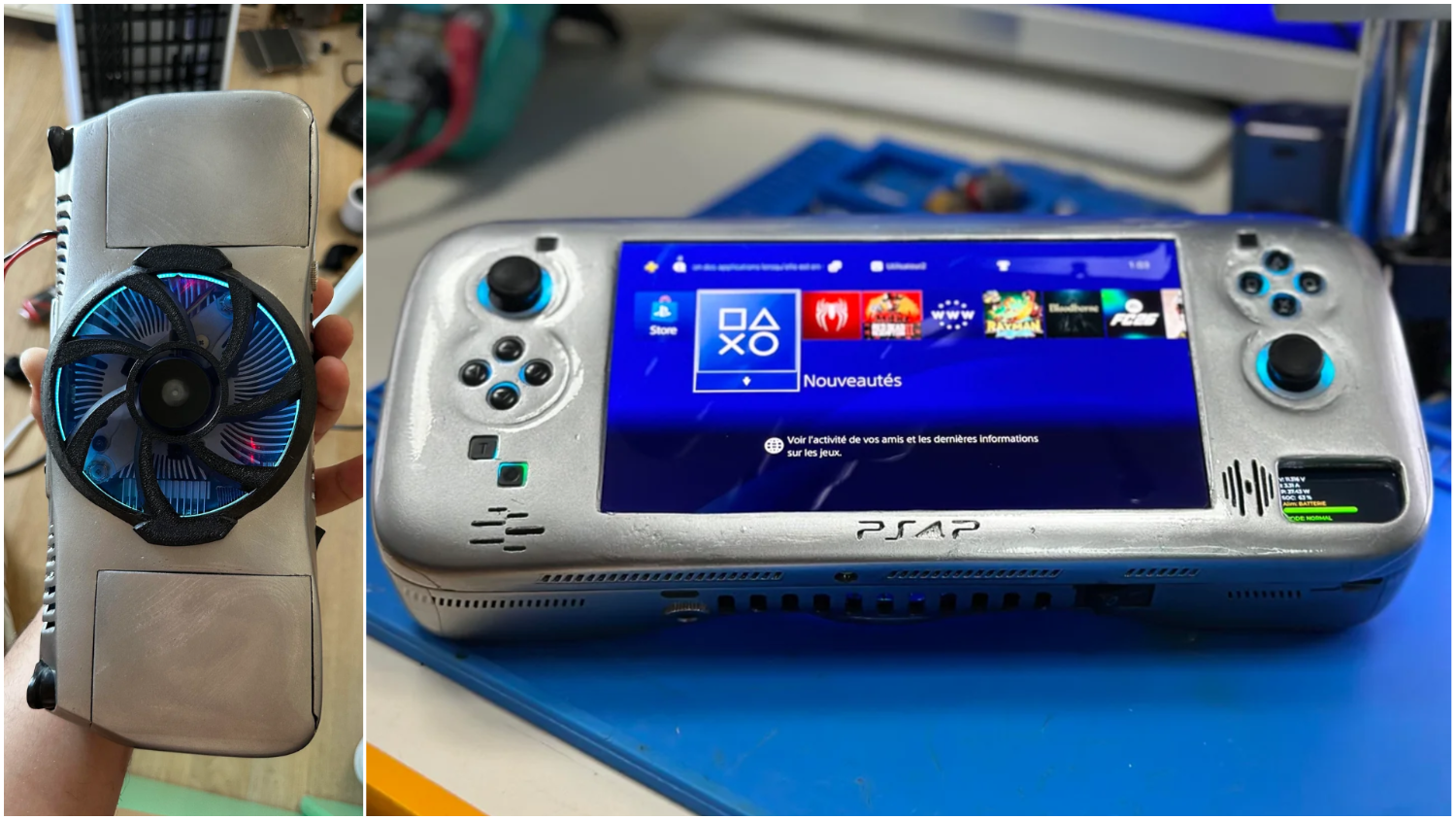 Redditor builds his own PS4 handheld, the 'PS4P' has a 1080p screen and a cooling fan from a GTX 750