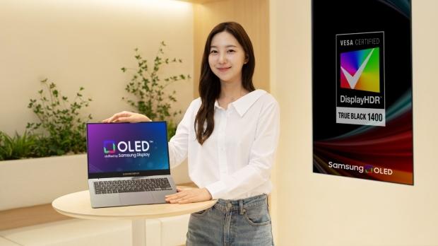 Samsung's new OLED panels for laptops push peak brightness to 1,600 nits, enough for a bright outdoors setting 1