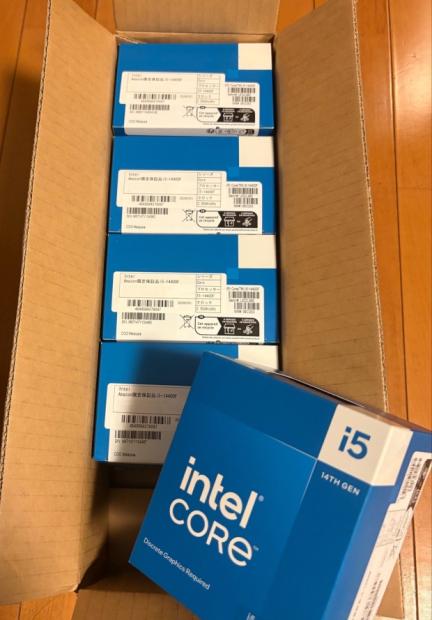 Amazon customer orders an Intel Core i5-14400, receives 5 CPUs instead 1