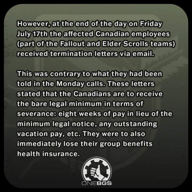 Bethesda union files legal complaint calling Fallout announcements a smokescreen for labor law violations 3