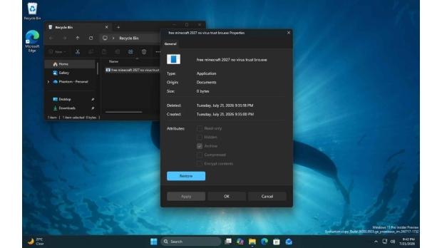 Our first look at the redesigned WinUI version of the 'Properties' window for Files in Windows 11, image credit: Phantomofearth/BlueSky