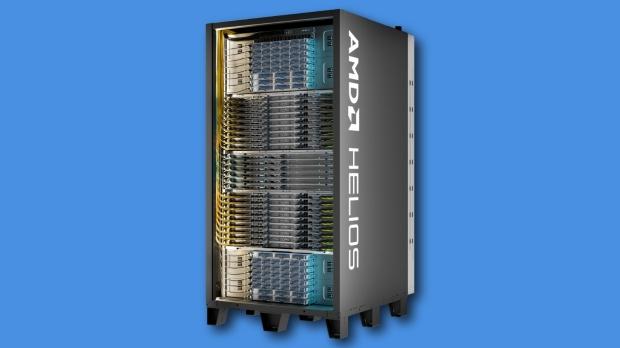 Open enlarged image AMD Helios rackscale solution for AI offers 15% more AI Compute than NVIDIA Vera Rubin NVL72