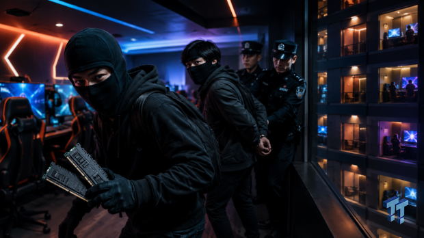 Thieves stole 16 RAM sticks from Chinese eSports hotels, arrested