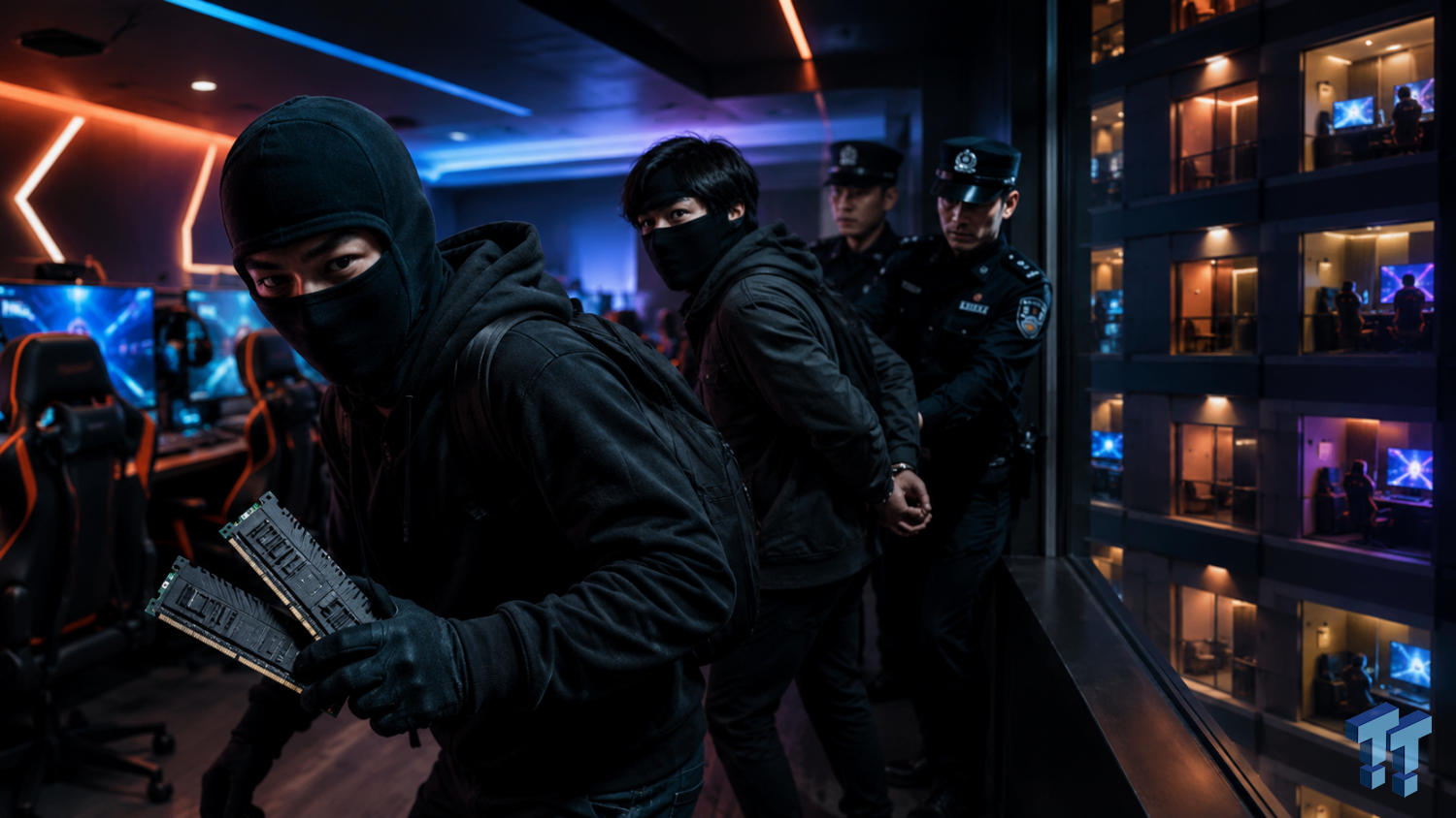 Thieves stole 16 RAM sticks from Chinese eSports hotels, arrested
