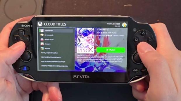 Modders turn the PS Vita into a modern gaming handheld through Xbox Cloud Gaming 3