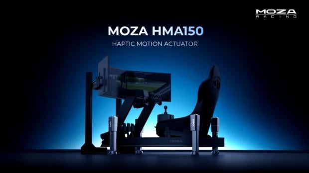 MOZA's first full-cockpit HMA150 motion system adds a new dimension to flying or racing 2