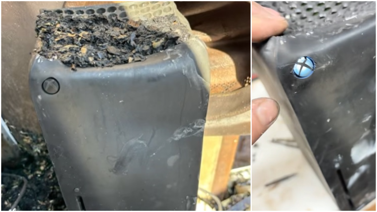 Xbox Series X survives a devastating house fire and still works!