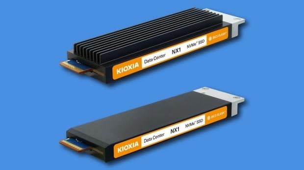 KIOXIA's next-gen NX1 Series SSDs for AI deliver close to 40% more performance with support for direct liquid cooling 1