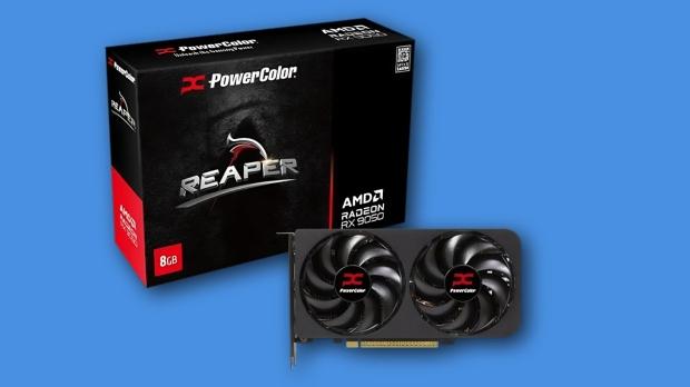 The new PowerColor Radeon RX 9050 Reaper 8GB, image credit: PowerColor.