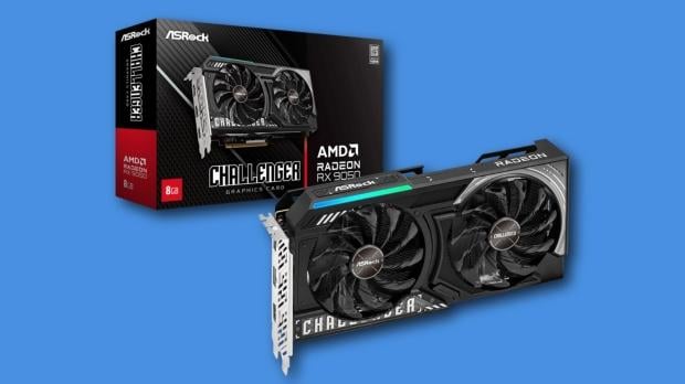 The new ASRock Radeon RX 9050 Challenger 8GB, image credit: ASRock.