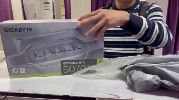 Man outsmarts GPU scammers by filming his RTX 5070 Ti unboxing, and finds two-liter water bottle inside 3