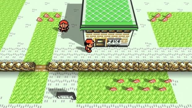 Original Game Boy versions of Pokémon Red and Blue ported to PC with 3D voxel graphics 1