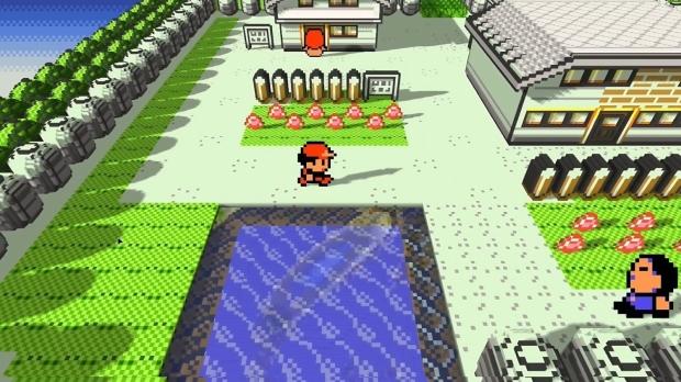 Original Game Boy versions of Pokémon Red and Blue ported to PC with 3D voxel graphics 3