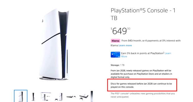 Sony is now putting disc death warning stickers on PS5 boxes, proving it has no plans on reversing its decision 1