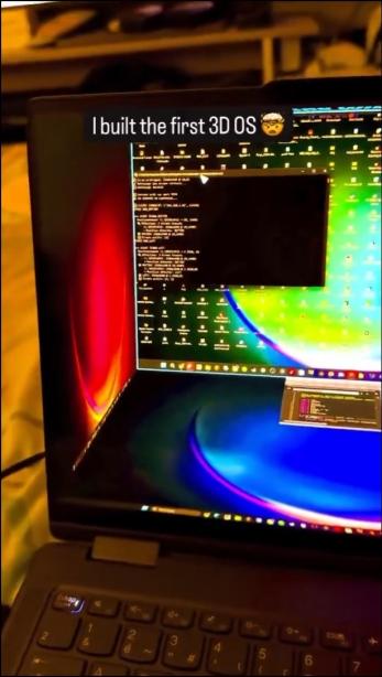 Dev builds a unique 3D operating system for multitasking, gets terrible performance 3