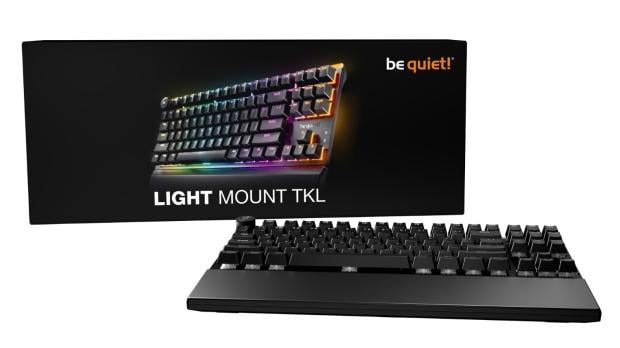 be quiet! Light Mount TKL is a compact version of its impressive silent keyboard 1