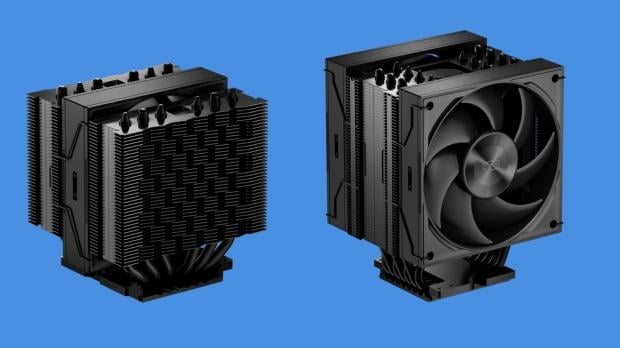 CPS PCCOOLER's new TR620M X Compact dual-tower CPU air cooler and TS700D Single-tower CPU air cooler, image credit: CPS PCCOOLER