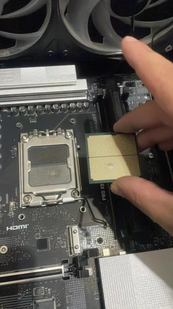 AMD Ryzen 7 7800X3D CPU burns and swells even after using AMD's updated BIOS 3