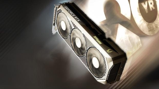 ZOTAC's 20th Anniversary Edition GeForce RTX 5080 features a titanium colorway and mirror-like backplate