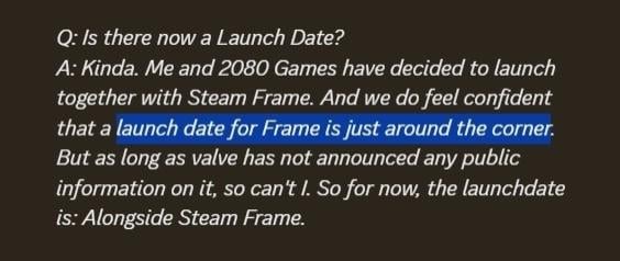 Steam Frame launch is 'just around the corner,' VR game developer confirms 1