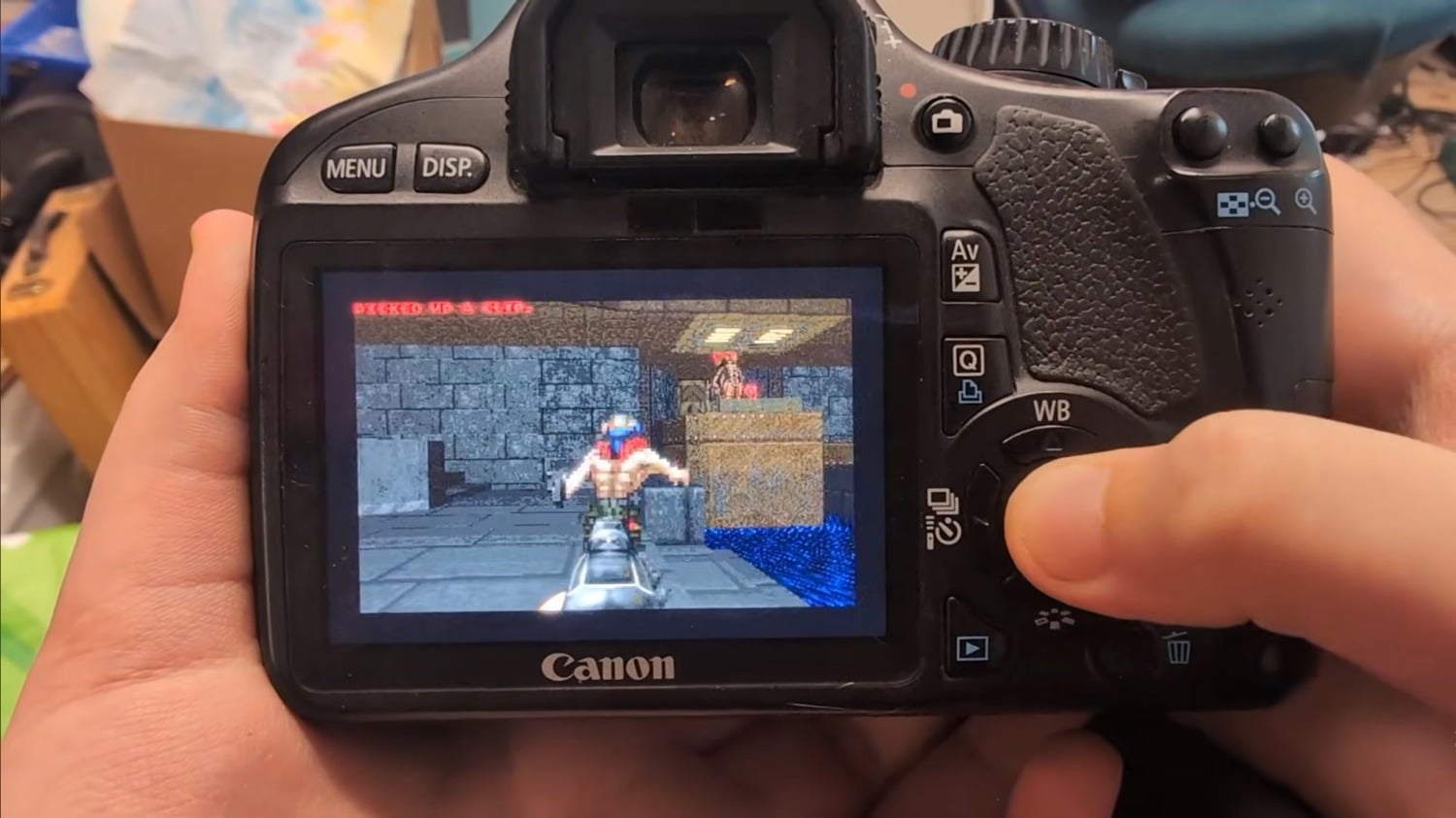 Modder manages to run DOOM on a 16-year-old Canon EOS 550D DSLR Camera