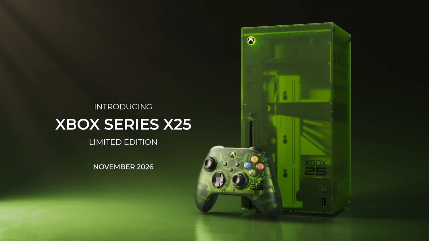 Xbox Series X25 Limited Edition Console is priced at $900, arrives November 2026