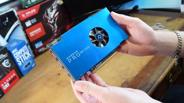 BIOS modded single-slot AMD Pro GPU from 2016 can play Cyberpunk 2077 at up to 60 FPS at 1080p