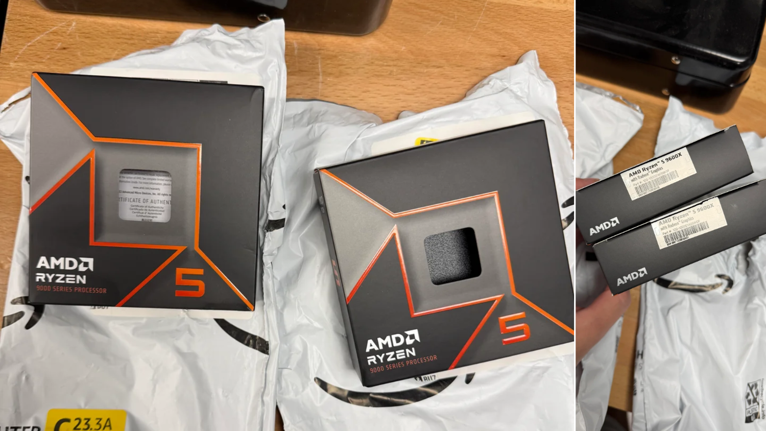 Redditor receives not one but TWO empty boxes of Ryzen 5 9600X from Amazon