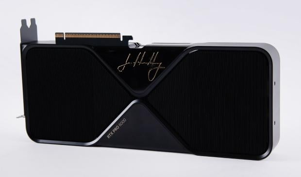 Jensen Huang signed NVIDIA RTX Pro 6000 graphics card sells for $57,450 at auction 5