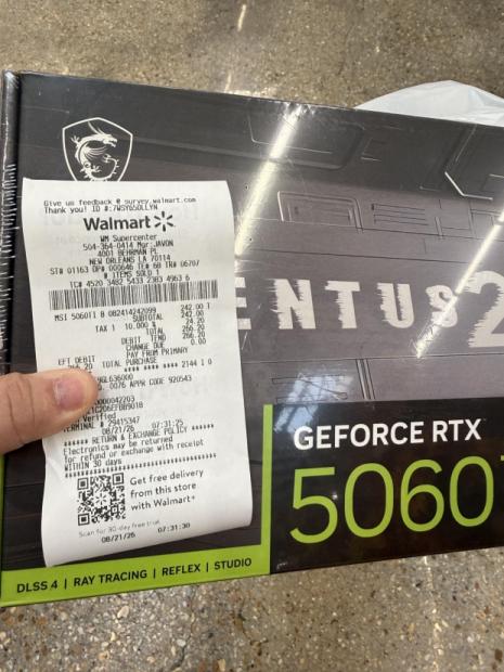 Redditor manages to grab an RTX 5060 Ti for just $242, less than half the current retail price 2