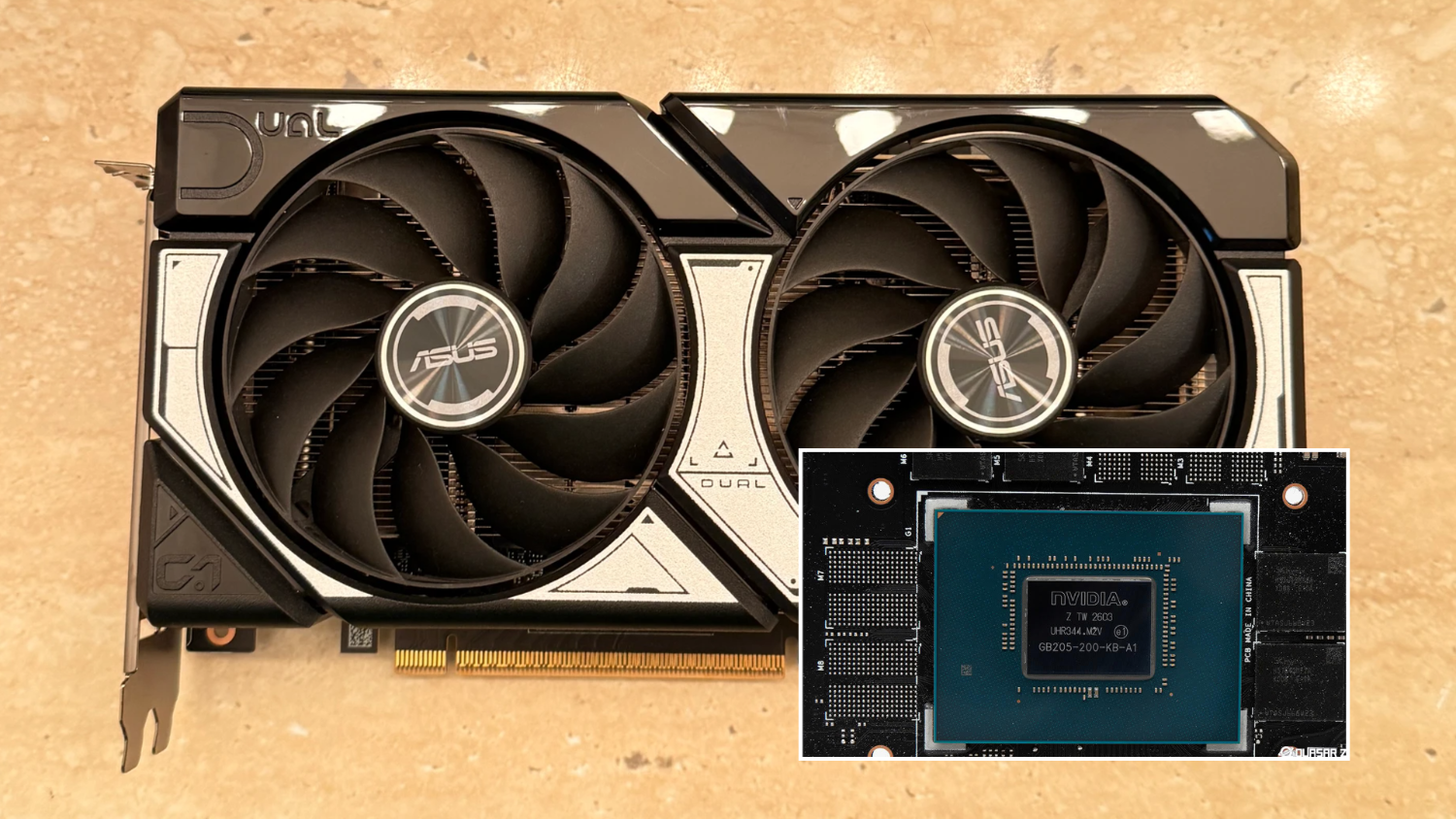 NVIDIA GeForce RTX 5060 spotted with larger GB205 die in third-party model
