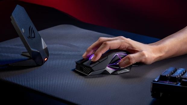 The new ROG Spatha X 65K MMO and MOBA gaming mouse, image credit: ASUS