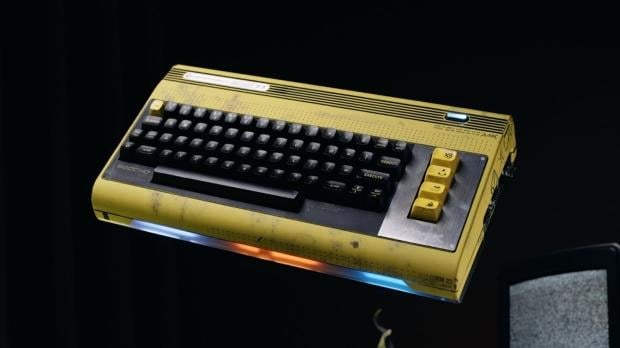 Commodore 77 is a special edition Commodore 64 Ultimate inspired by Cyberpunk 2077 2