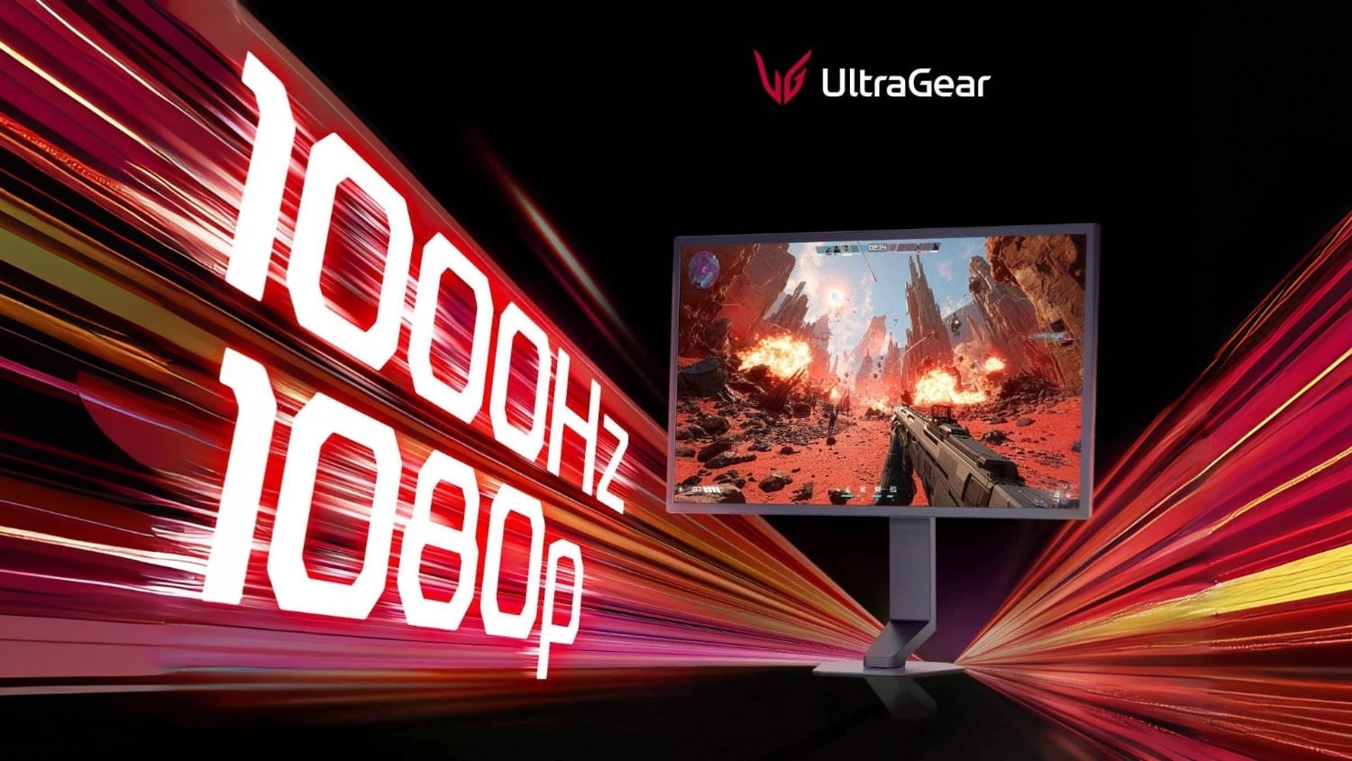 LG's UltraGear FHD gaming monitor with native 1000Hz refresh rate is now available