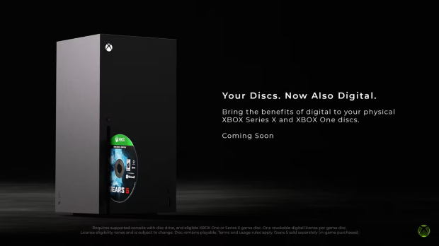 Xbox users can use last-gen Xbox One consoles to verify Xbox Series discs for disc-to-digital conversion 1