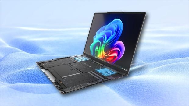 Lenovo's Project AeroBlade concept with fanless solid-state active cooling, image credit: Lenovo.